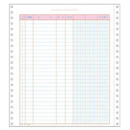 EC-テ1301 連続伝票用紙 売上仕入帳(税額欄無) 500枚入