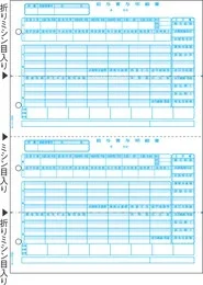 GB2102 給与賞与明細書 500枚