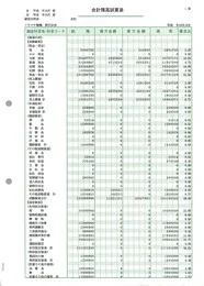 ソリマチ SR9481 合計残高試算表 500枚